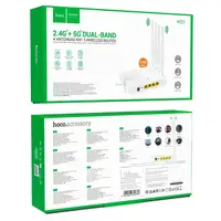 Роутер HOCO WiFi5 wireless router HI31 |2.4GHz/5GHz, 1200Mbps|