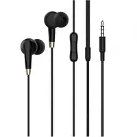 Дротові навушники вакуумні 3.5mm HOCO M58 Amazing з мікрофоном 1.2m Чорні