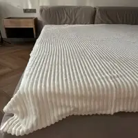 Плед Dushka Home Шарпей 20855 200х230 см молочный