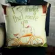 Подушка с принтом габардиновая I love things that make you 50x50 см 5P_WOL027