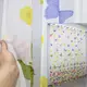 Готовая тюль (2,5х2,7м.) батист с принтом "Бабочки". Цвет белый с разноцветным принтом. Код 1206т 42-024