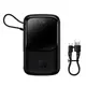 УМБ BASEUS Qpow Pro Digital Display Fast Charge Power Bank (With Lightning Cable) 10000mAh |USB/Type-C/Lightning, 20W/5A, PD/QC|