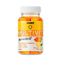 Витамины и минералы Weider Multivit, 80 желеек Апельсин-лимон
