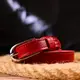 Узкий женский ремень из натуральной кожи Grande Pelle 21440 Красный