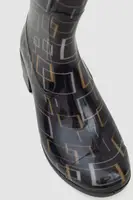 Чоботи гумові жіночі, колір чорний, 243R002-188