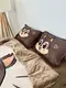 Постельное белье детское плюшевое евро Dushka Home 21465 200х220 см