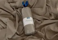 Простынь-чехол на резинке двуспальная ТЕП Вдохновение 2-04018-26848 200х200 см хаки