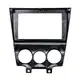 Переходная рамка Lesko Mazda RX-8 2008-2011 6917 9" Black Мазда