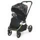 Коляска детская универсальная 2в1 EL CAMINO ME 1091-G PERSONA Black Pink Palm