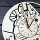 Настенные часы из натурального дерева «Тысячелетний Сокол»