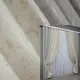 Комбинированные (2шт.1,65х2,7м.) шторы, лен. Цвет серый со светло-бежевым. Код 014дк (1179-1178ш) 10-928