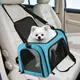 Сумка переноска для кошек и собак 42x28x28 см CosmoPet CP-47 Blue