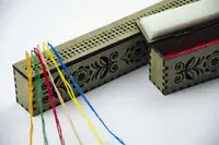 Органайзер для ниток ТМ Embroidery Craft Органайзер-шкатулка під процес карпатська ялинка 100 отворів OG-002