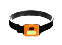 Налобный фонарик 10w COB, оранжевый