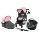 Универсальная коляска 3 в 1 Kinderkraft Juli Pink KKWJULIPNK3000