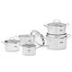Набор посуды Krauff Cook Joy 26-238-121 10 предметов серебристый