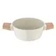 Кастрюля с крышкой Bergner Naturally BG-34745-CR 20 см 2.4 л белая
