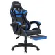Кресло геймерское с подставкой для ног Hanert G-Force Black/Blue