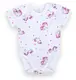 Боди детский хлопковый с коротким рукавом для девочки GABBI BD-21-5-1/1 Малиновый на рост 68 (12618)