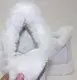 Белые теплые высокие женские кроссовки из натуральной кожи белый.