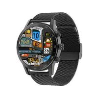 Умные часы Lemfo KK70 Metal с измерением пульса Черный
