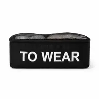 Сумка ORGANIZE хлопковая для вещей 35х25х12 см TO WEAR (черный)