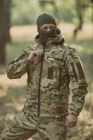Зимняя военная куртка Soft Shel (софтшел) мультикам