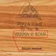 Доска для нарезки "Pizza time" именная, 25 см, английский