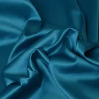 Ткань костюмно-плательная Атлас Lux V-64 мор бриз
