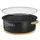 Настольная круглая печь с решеткой гриль и сковородкой Naturehike CNK2550CF010, 36*32.6*12 см, хромированное железо