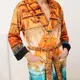 Халат женский из плюшевого велюра эксклюзивный Egypt 18364 2XL-3XL