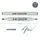 Маркер спиртовой Santi Brush SA-CG6 390932 холодный серый 6