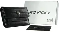 Кожаная ключница Rovicky черный