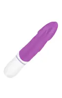 Вібратор з оригінальним дизайном та ребристою поверхнею AMOR BIG VIBRATOR ANGELUS Violet (Додаток НЕ Функціонує!)