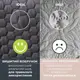 Покрывало на кровать Silhouette 240x260 IDEIA двухстороннее прочная стежка ткани антиаллергенное волокно