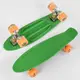 Скейт Пенни борд Best Board со светящимися PU колёсами Green (99617)