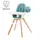 Стульчик для кормления 2в1 KiderKraft Tixi Turquoise