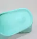 Мятные женские шлепки из цельнолитой пены бирюза.