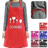 Фартух тканинний з кишенею Kitchen Stenson R-84847-black 69х73 см чорний