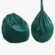 Безкаркасное кресло-мешок Груша Yufeng 295 съемные чехол. Green (173908)
