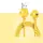 Кабель Baseus Lightning Maruko Video Cable 1m, Yellow (CALQX-0Y)