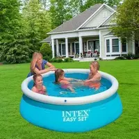 Бассейн Intex  Easy Set наливной размером 183х51см, объём 886л