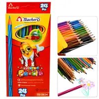 Набор цветных карандашей Wild&Mild TeacherD ST00389 24 цвета