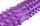 Массажный ролик EasyFit Solid Grid Roller 45 см v.2.2s фиолетовый