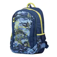 Рюкзак школьный YES Military Dino 552513 20 л синий