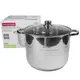 Кастрюля с крышкой Kamille KM-5402 6 л 22 см серебристая