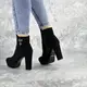 Ботильоны женские Fashion Truman 2416 40 размер 25,5 см Черный