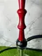 Кальян Aroma Hookah Wood Ruby Red — кальян из нержавеющей стали с красной деревянной вставкой, высота 60 см