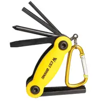 Мультитул West Biking YP0719243 Yellow карманный набор инструментов для велосипеда
