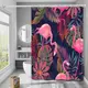 Шторка для ванны из полиэстера водонепроницаемая Bathlux 180x180 см с кольцами, занавеска для ванной комнаты